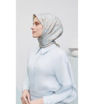 Armine 2025 Yaz Sezonu %100 Twill İpek Eşarp 9304D 09