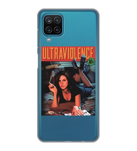 Samsung Galaxy A22/M22/M32 Uyumlu Lana Del Rey Ultraviolence Desenli Şeffaf Telefon Kılıfı