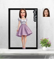 Kişiye Özel 3D  Ahşap Tablo Kadıı Model 30x40 -30