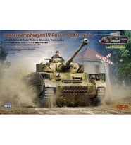 RFM 5043 1/35 Ölçek, Pz.Kpfw. IV Ausf. J, Geç Dönem Tankı, İç Detaylı, Plastik Model kiti