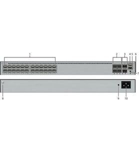 HUAWEI 24port S5735-L24PN4XE-AV2 4-SFP 10GbE 400W YÖNETİLEBİLİR POE SWITCH