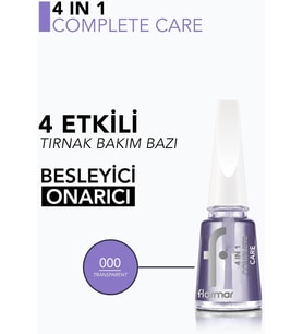 4'ü 1 Arada Bakım Yapan Tırnak Koruyucu Cila - 4 in 1 Complete Base Coat - 000-8682536059299
