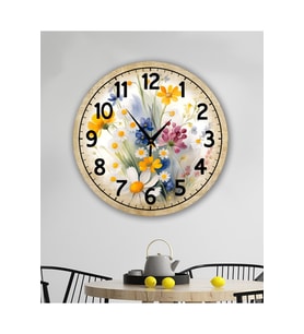 Bilge Tasarım Retro Duvar Saati 35 X 35 Cm (Karışık)