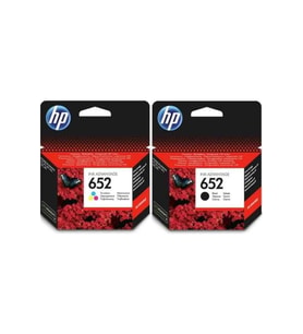 652 F6V24A / F6V25A  Siyah ve Renkli Avantaj Paket Kartuş / HP Deskjet Ink Advantage