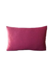 Pembe Fuşya Renk Düz 35x55 Dikdörtgen Kırlent Kılıfı