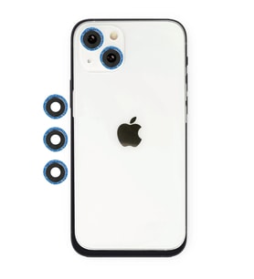 Uray store Apple iPhone 14 Shine Kamera Lens - Mavi