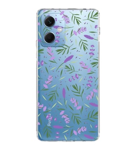 PrintiFy Xiaomi Redmi Note 12 5G ile Uyumlu 1mm Slim Fit Water Color 3 Baskılı Şeffaf  Kılıf