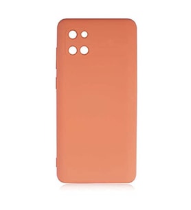 Coverzone Samsung Galaxy A81 ?le Uyumlu K?l?f Z-Mara Lansman Vieri Tam Koruma Arka Kapak Kamera Koruma �?k?nt?l? P�r�zs�z Y�zey Turuncu