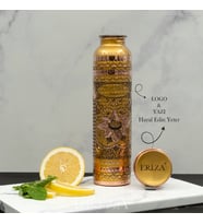 Eriza Kişiselleştirilebilir Kalaylı Bakır Su Matarası 530 ml