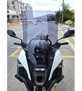 MOTOCAM Honda NX 500 Ön Cam 2025-2026 Model 48cm Füme Renkli 4mm UZUN