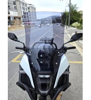 MOTOCAM Honda NX 500 Ön Cam 2025-2026 Model 48cm Füme Renkli 4mm UZUN