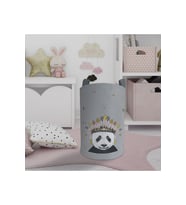 MEKTA HOME BEBEK VE ÇOCUK ODASI Kızılderili Panda Desenli Oyuncak Sepeti