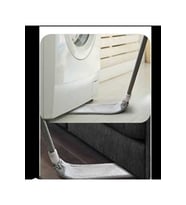 Yedekli Mikrofiber Başlıklı Girintili Yüzey Dip Köşe Raf Temizleme Mopu