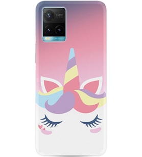 Vivo Y11S Y21S Y20 Y20S Y70 Kılıf Desemli Silikon Sweety Unicorn 1737