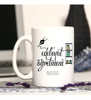 Edebiyat Öğretmenine Özel Öğretmenler Günü Hediyesi Kişiye Özel Kupa Bardak