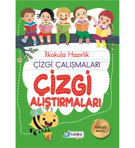 4-6 Yaş Çizgi Alıştırmaları (Çok Renkli)