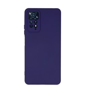 Xiaomi Redmi Note 11 Pro Kılıf Nano İçi Kadife Silikon - Mor