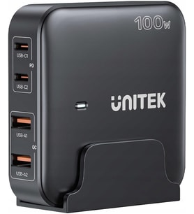 Şarj cihazı GaN 100W 2xUSB-A 2xUSB-C