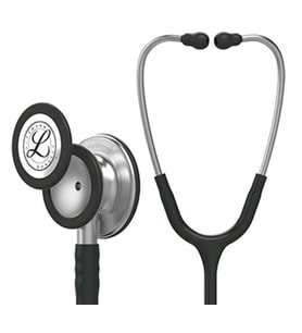 5620 3M™ Littmann® Classic III™ Stetoskop, Paslanmaz Çelik Çan, Siyah Hortum