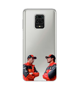 Redmi Note 9 Pro/Note 9S Uyumlu Carlos Sainz ve Charles Leclerc Formula 1 Desenli Şeffaf Kılıfı