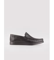 Hakiki Deri Erkek Siyah Sneaker Günlük Ayakkabı