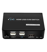 PM-11789 4K Hdmi Usb Kvm Switch 2x1