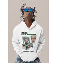 One Piece Roronoa Zoro Baskılı Unisex Oversize Anime Karakter Hoodie