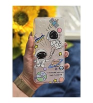 Samsung Galaxy A16 Uyumlu Baskılı Şeffaf Telefon Kılıfı