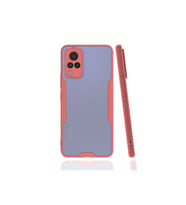 V21 Kılıf Platin Silikon - Pembe