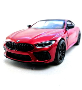 Kinsmart Bmw M8 Competition Coupe 1:38 Kırmızı Çek Bırak Model Araba