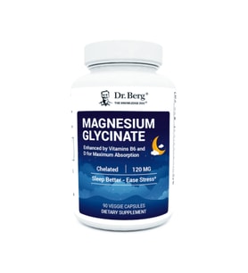 DR.BERG Magnesium Glycinate Vitamin D3 90 Caps.