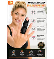 Ateli Ayarlanabilir Parmak Sabitleyici Atel Nefes Alabilen Parmak Koruyucu Aparat Finger Splint