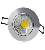 5W COB LED SPOT LAMBA 5WATT  RENK: BEYAZ - KROM KASA