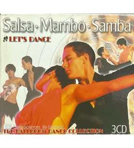 (Plak Değildir CD dir) CD Salsa Mambo Samba Let's Dance 3 CDlik Box Set CD (Karışık)