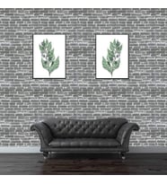 3D Kendinden Yapışkanlı Alaca Gri Salon Duvar Kağıdı Paneli NW24 (Karışık)