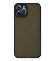 Mey İthalat® iPhone 12 Pro Kılıf Montreal Silikon Kapak - Lacivert