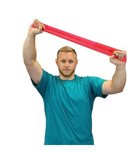 CanDo® Egzersiz Bandı Exercise Band Loop 76cm Kırmızı Hafif 10-5252