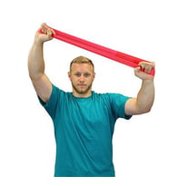 CanDo® Egzersiz Bandı Exercise Band Loop 76cm Kırmızı Hafif 10-5252
