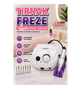 Profesyonel Tırnak Freze Makinesi Çok Fonksiyonlu Manikür Pedikür Seti Hafif Alüminyum Gövdeli
