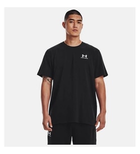 UNDER ARMOUR Ua M Logo Emb Heavyweıght Ss Siyah - Beyaz Erkek T-Shirt 1373997-001