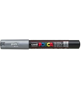 Uni Posca PC-1M Boyama Markörü 0.7 mm METALİK GÜMÜŞ 
