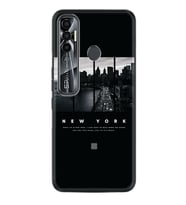 Tecno Spark 6 6 Go 8C 8 Pro 7 7 Spark 9 Pro Kılıf Desemli Silikon New York 1612