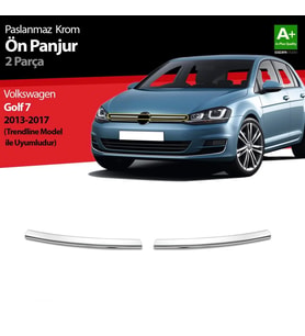 Drs Tuning Golf Uyumlu 7 Krom Ön Panjur 2 Parça. Trendline 2013-2017