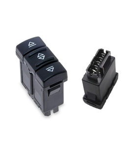 Renault Clio 1 , R19 ile uyumlu Ön Sol Cam Açma Düğmesi 5 Pin