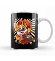 Kawaii Puppy Ramen Bowl Funny Anime Noodles Dog Kupa Bardak Porselen