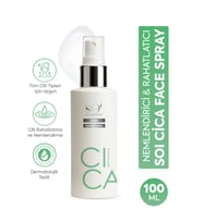 SOI Cosmetics Cica Yatıştırıcı Yüz Spreyi 100ml - Hassas Ciltler İçin Nemlendirici ve Onarıcı Mist