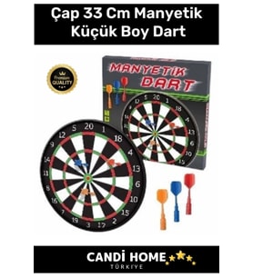 Özel Seri Eğitici Zeka Geliştirici Öğretici Eğlence Aile Manyetik Dart Küçük Boy Çap 33 Cm