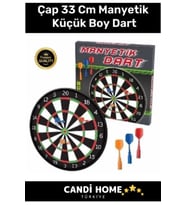 Özel Seri Eğitici Zeka Geliştirici Öğretici Eğlence Aile Manyetik Dart Küçük Boy Çap 33 Cm