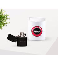 BK Gift Kişiye Özel Babalar Günü Hediyesi Dünyanın En İyi Babası Tasarımlı Seramik Kül Tablası ve Benzinli Çakmak Seti-7 (Model 1)