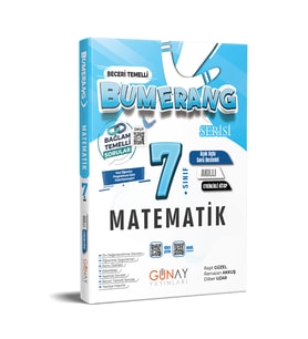7. Sınıf Matematik Etkinlikli Bumerang Serisi Günay Yayınları